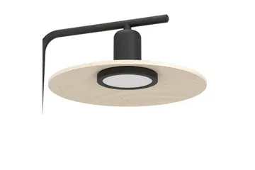 Bordlampe Eglo Mayazes svart/tre - Belysning - Innendørsbelysning & Lamper - Soveromslampe - Sengelamper - Nattbordslampe stående