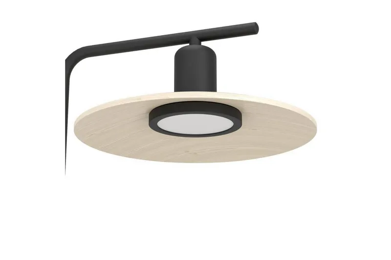 Bordlampe Eglo Mayazes svart/tre - Belysning - Innendørsbelysning & Lamper - Soveromslampe - Sengelamper - Nattbordslampe stående