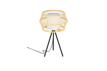 Bordlampe Eglo Monterroso Natur - Belysning - Innendørsbelysning & Lamper - Soveromslampe - Sengelamper - Nattbordslampe stående