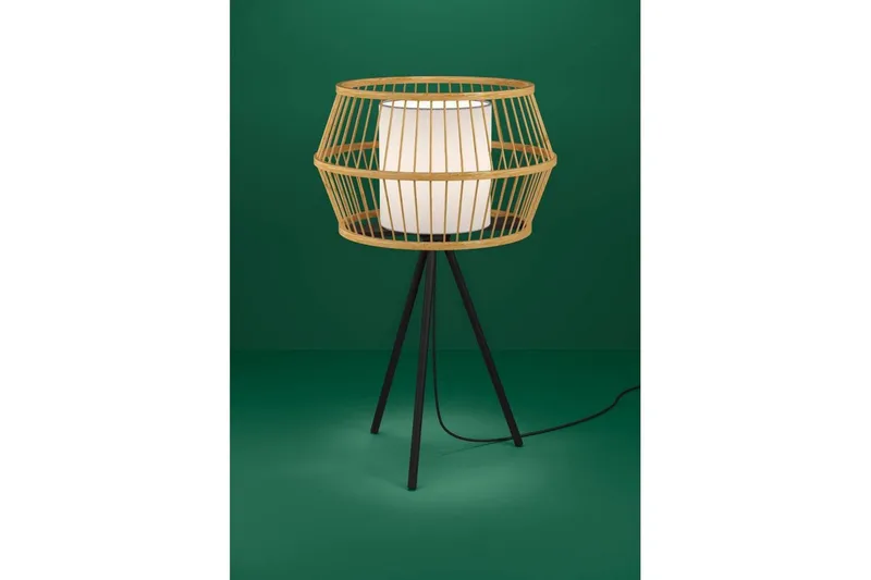 Bordlampe Eglo Monterroso Natur - Belysning - Innendørsbelysning & Lamper - Soveromslampe - Sengelamper - Nattbordslampe stående