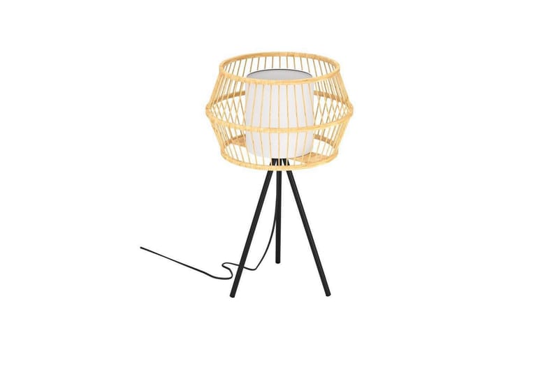 Bordlampe Eglo Monterroso Natur - Belysning - Innendørsbelysning & Lamper - Soveromslampe - Sengelamper - Nattbordslampe stående