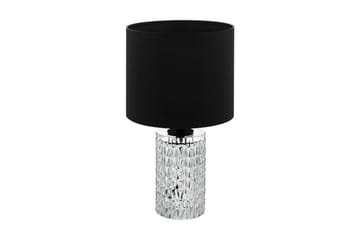 Bordlampe Eglo Sapuara Svart Krystall - Belysning - Innendørsbelysning & Lamper - Soveromslampe - Sengelamper - Nattbordslampe stående