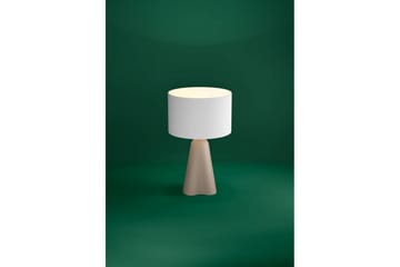 Bordlampe Eglo Tolleric Sand/Hvit - Belysning - Innendørsbelysning & Lamper - Soveromslampe - Sengelamper - Nattbordslampe stående