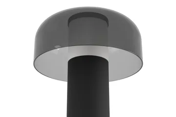 Bordlampe Eglo Ponente med Touch Svart/Svart-Transparent - Svart - Belysning - Innendørsbelysning & Lamper - Soveromslampe - Sengelamper - Nattbordslampe stående