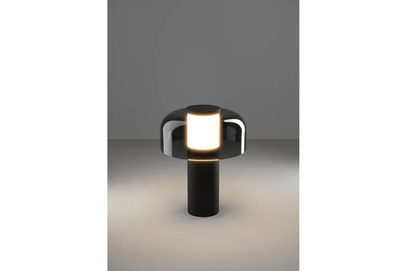 Bordlampe Eglo Ponente med Touch Svart/Svart-Transparent - Svart - Belysning - Innendørsbelysning & Lamper - Soveromslampe - Sengelamper - Nattbordslampe stående