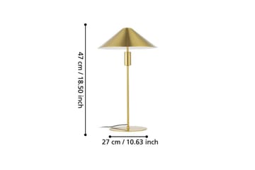 Bordlampe Eglo Paraguay Messing - Belysning - Innendørsbelysning & Lamper - Soveromslampe - Sengelamper - Nattbordslampe stående