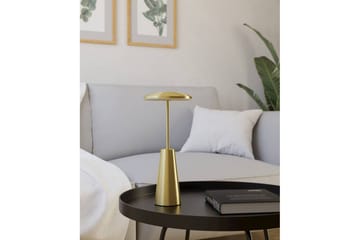 Bordlampe Eglo Piccola med touch børstet messing - Messing - Belysning - Innendørsbelysning & Lamper - Soveromslampe - Sengelamper - Nattbordslampe stående