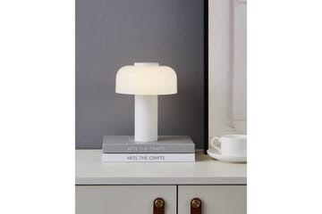 Bordlampe Eglo Ponente med Touch Hvit/Satineret - Hvit - Belysning - Innendørsbelysning & Lamper - Soveromslampe - Sengelamper - Nattbordslampe stående