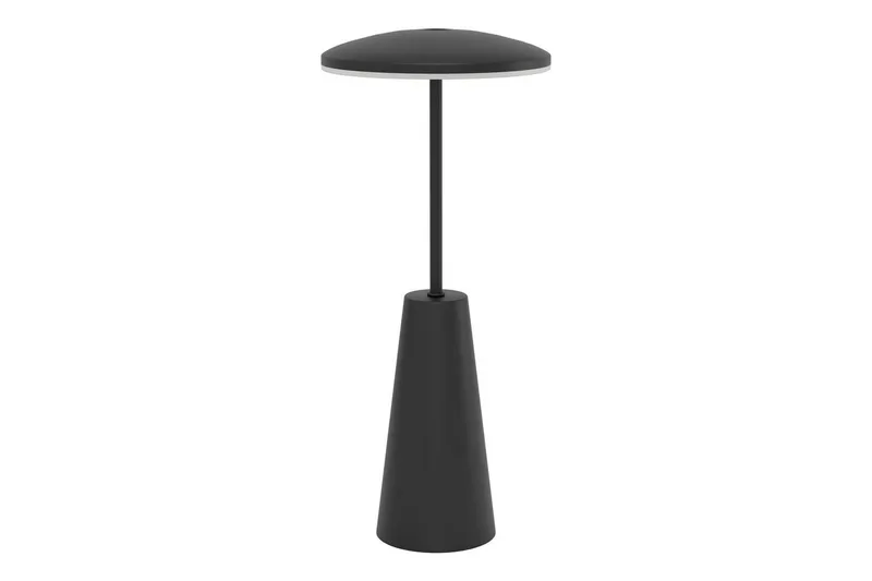Bordlampe Eglo Piccola med touch svart, Svart/Hvit