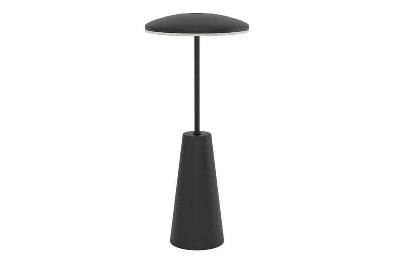 Bordlampe Eglo Piccola med touch svart, Svart/Hvit