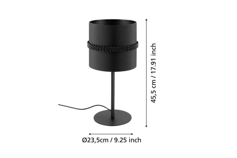 Bordlampe Eglo Paraguaio Svart - Belysning - Innendørsbelysning & Lamper - Soveromslampe - Sengelamper - Nattbordslampe stående