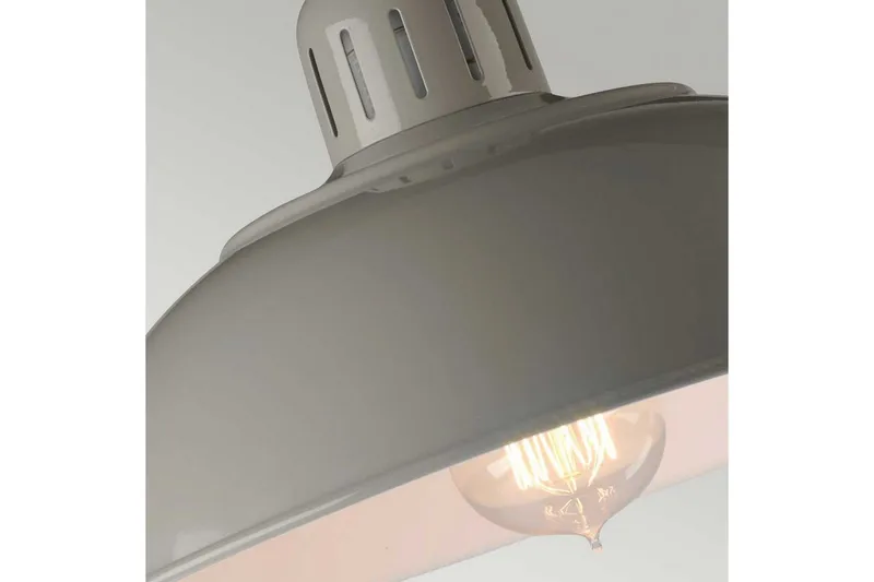 Bordlampe Elstead Lighting Franklin Presenning Grå - Presenning Grå - Belysning - Innendørsbelysning & Lamper - Soveromslampe - Sengelamper - Nattbordslampe stående