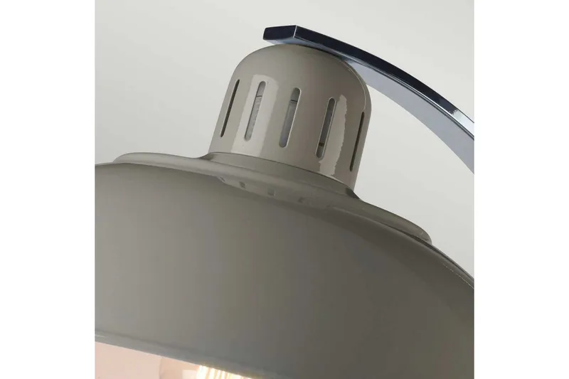 Bordlampe Elstead Lighting Franklin Presenning Grå - Presenning Grå - Belysning - Innendørsbelysning & Lamper - Soveromslampe - Sengelamper - Nattbordslampe stående