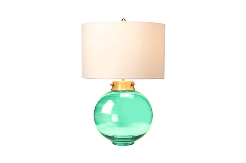 Bordlampe Elstead Lighting Kara Aldret Messing - Mørkegrønt Glass - Aldret Messing - Mørkegrønt Glass - Belysning - Innendørsbelysning & Lamper - Soveromslampe - Sengelamper - Nattbordslampe stående