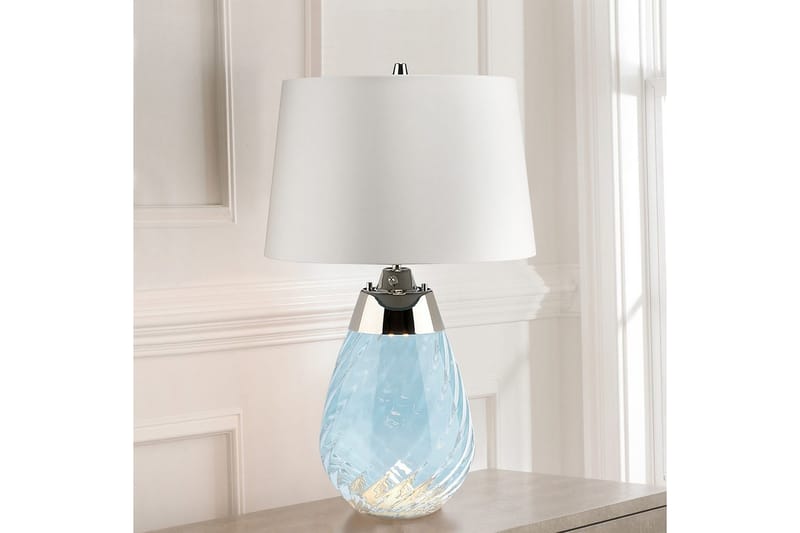 Bordlampe Elstead Lighting Lena Blå - Blå - Belysning - Innendørsbelysning & Lamper - Soveromslampe - Sengelamper - Nattbordslampe stående