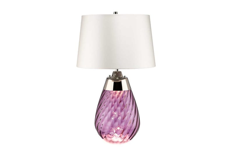 Bordlampe Elstead Lighting Lena Plomme - Plomme - Belysning - Innendørsbelysning & Lamper - Soveromslampe - Sengelamper - Nattbordslampe stående