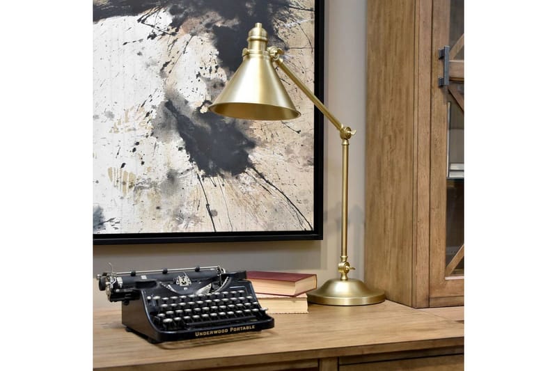 Bordlampe Elstead Lighting Provence Aldret Messing - Aldret Messing - Belysning - Innendørsbelysning & Lamper - Soveromslampe - Sengelamper - Nattbordslampe stående