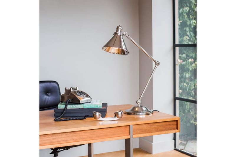 Bordlampe Elstead Lighting Provence Polert nikkel - Polert nikkel - Belysning - Innendørsbelysning & Lamper - Soveromslampe - Sengelamper - Nattbordslampe stående