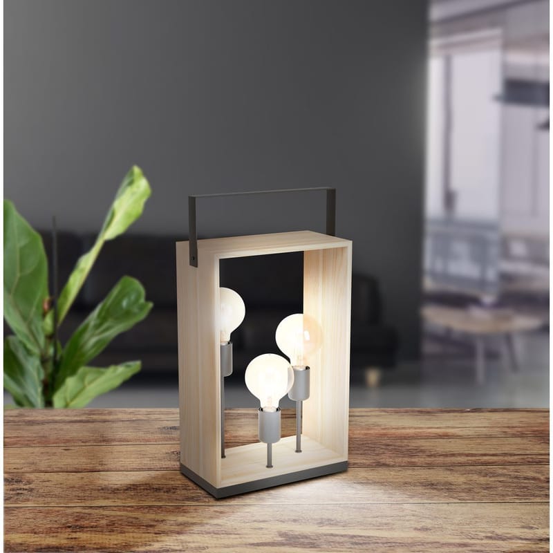 Bordlampe Famborough med 3 lamper - 16 cm - Belysning - Innendørsbelysning & Lamper - Soveromslampe - Sengelamper - Nattbordslampe stående