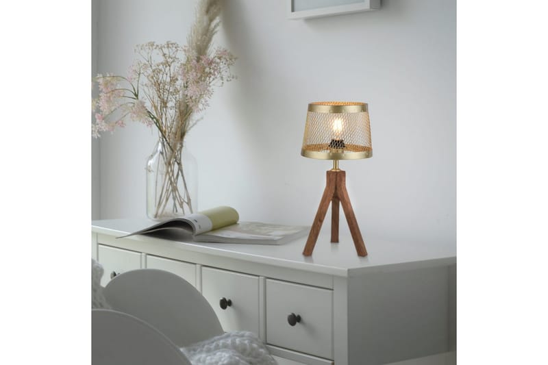 Bordlampe Frederik - 22x44x22 cm - Belysning - Innendørsbelysning & Lamper - Soveromslampe - Sengelamper - Nattbordslampe stående