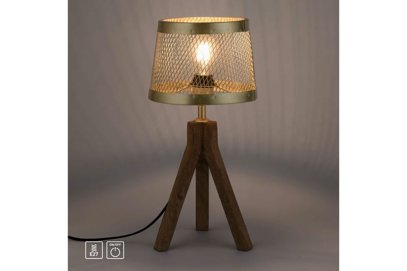 Bordlampe Frederik - 22x44x22 cm - Belysning - Innendørsbelysning & Lamper - Soveromslampe - Sengelamper - Nattbordslampe stående