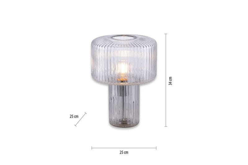 Bordlampe Fungus - Gjennomsiktig - Belysning - Innendørsbelysning & Lamper - Soveromslampe - Sengelamper - Nattbordslampe stående