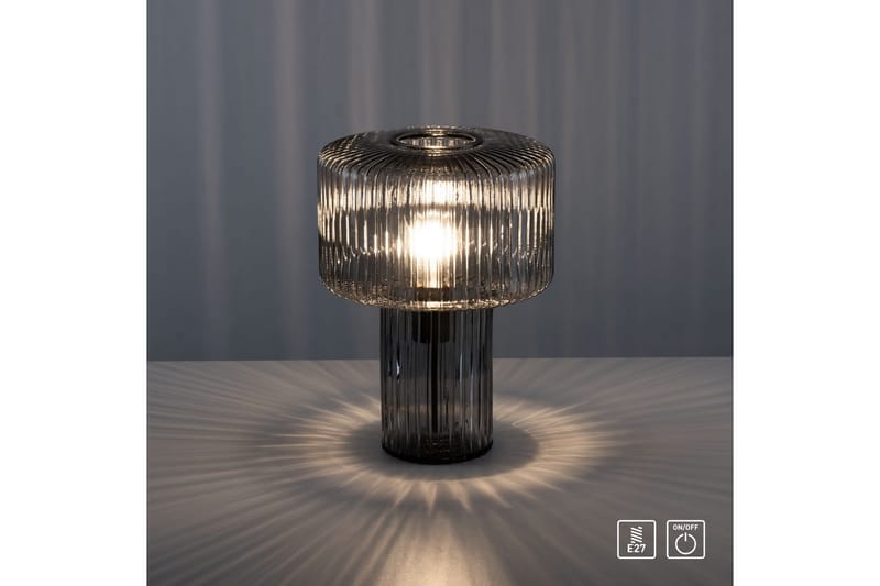 Bordlampe Fungus - Røykfarget - Belysning - Innendørsbelysning & Lamper - Soveromslampe - Sengelamper - Nattbordslampe stående