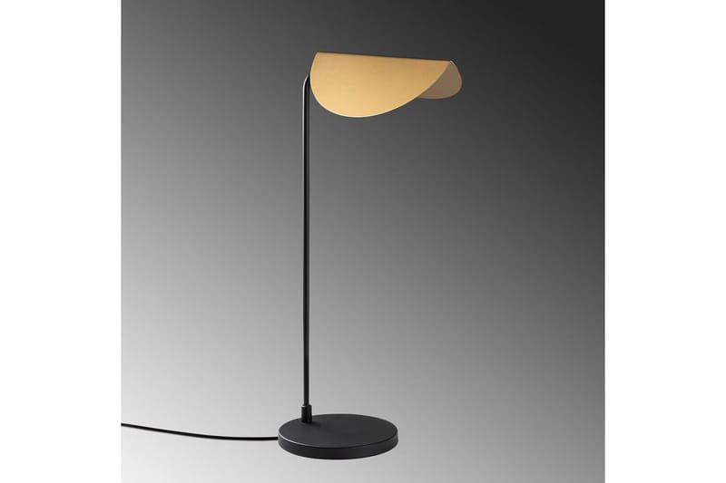 Bordlampe Hjørne Svart / Gull - Svart / Gull - Belysning - Innendørsbelysning & Lamper - Soveromslampe - Sengelamper - Nattbordslampe stående