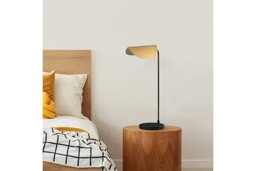 Bordlampe Hjørne Svart / Gull - Svart / Gull - Belysning - Innendørsbelysning & Lamper - Soveromslampe - Sengelamper - Nattbordslampe stående