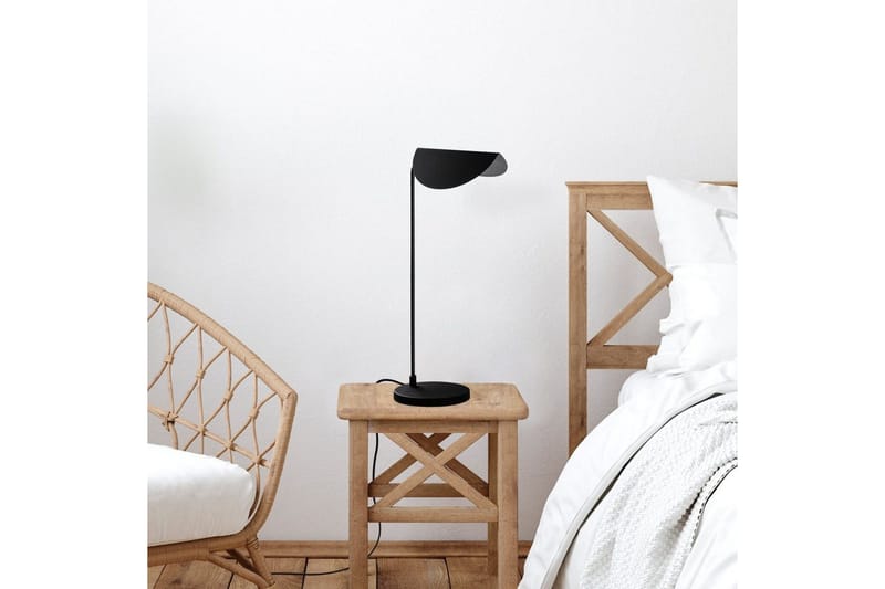 Bordlampe Hjørne Svart - Svart - Belysning - Innendørsbelysning & Lamper - Soveromslampe - Sengelamper - Nattbordslampe stående
