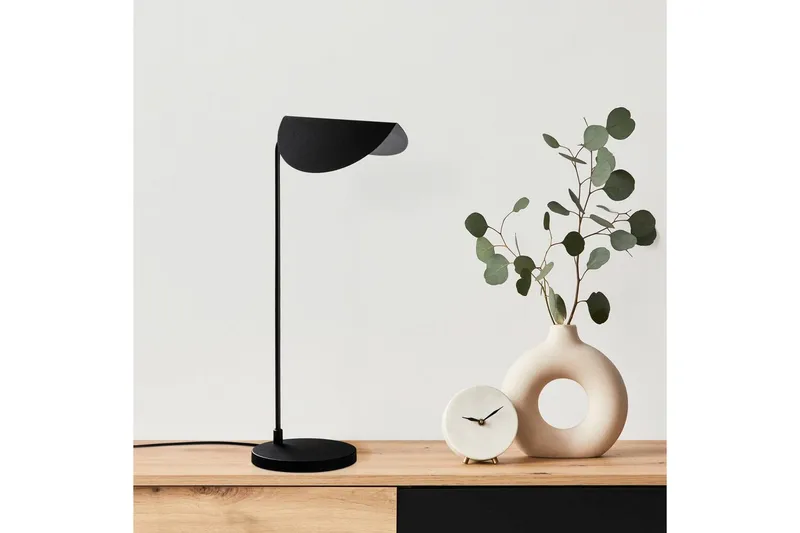 Bordlampe Hjørne Svart - Svart - Belysning - Innendørsbelysning & Lamper - Soveromslampe - Sengelamper - Nattbordslampe stående