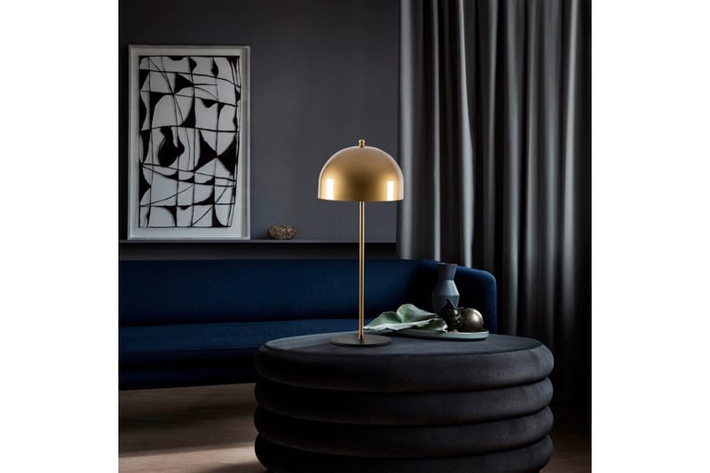 Bordlampe Kumara Gull / Svart - Gull / Svart - Belysning - Innendørsbelysning & Lamper - Soveromslampe - Sengelamper - Nattbordslampe stående