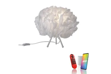 Bordlampe Lolasmart Naomi - 35x30x35 cm - Belysning - Innendørsbelysning & Lamper - Soveromslampe - Sengelamper - Nattbordslampe stående