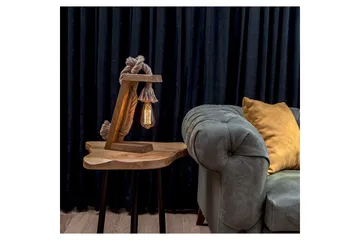 Bordlampe Lumina Brun / Gull - Brun/Gull - Belysning - Innendørsbelysning & Lamper - Soveromslampe - Sengelamper - Nattbordslampe stående