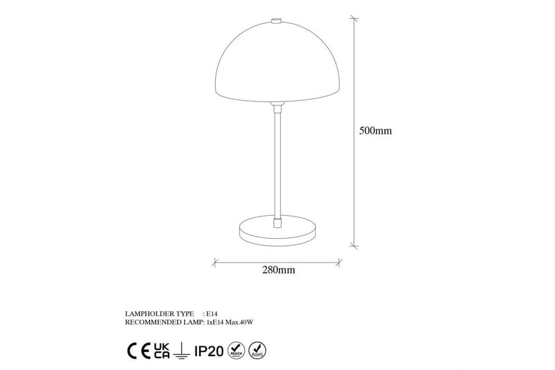 Bordlampe Masatsune Vintage - Kobber - Belysning - Innendørsbelysning & Lamper - Soveromslampe - Sengelamper - Nattbordslampe stående