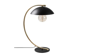 Bordlampe Mast Svart / Gull - Gull/Svart - Belysning - Innendørsbelysning & Lamper - Soveromslampe - Sengelamper - Nattbordslampe stående