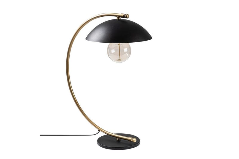 Bordlampe Mast Svart / Gull - Gull/Svart - Belysning - Innendørsbelysning & Lamper - Soveromslampe - Sengelamper - Nattbordslampe stående