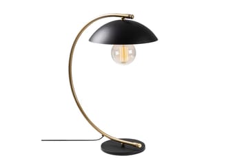 Bordlampe Mast Svart / Gull - Gull/Svart - Belysning - Innendørsbelysning & Lamper - Soveromslampe - Sengelamper - Nattbordslampe stående