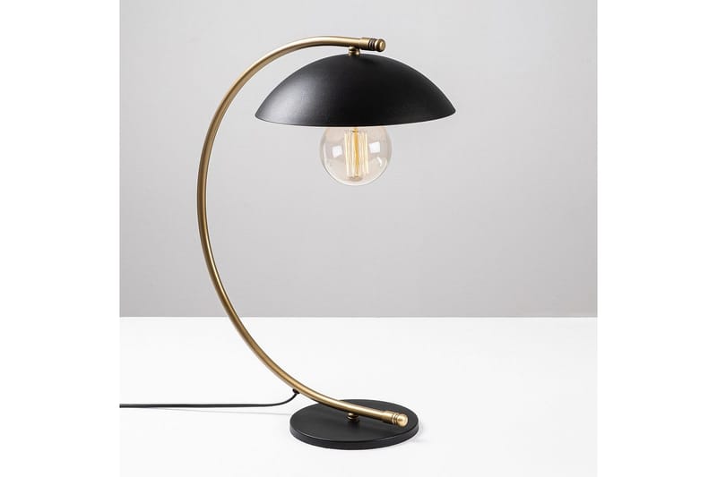Bordlampe Mast Svart / Gull - Gull/Svart - Belysning - Innendørsbelysning & Lamper - Soveromslampe - Sengelamper - Nattbordslampe stående