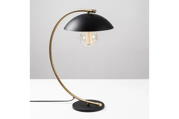 Bordlampe Mast Svart / Gull - Gull/Svart - Belysning - Innendørsbelysning & Lamper - Soveromslampe - Sengelamper - Nattbordslampe stående