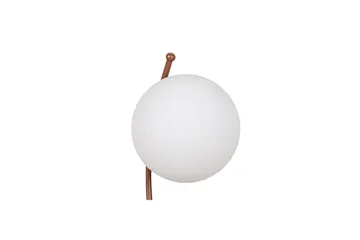 Bordlampe Melra Hvit / Kobber - Hvit / Kobber - Belysning - Innendørsbelysning & Lamper - Soveromslampe - Sengelamper - Nattbordslampe stående
