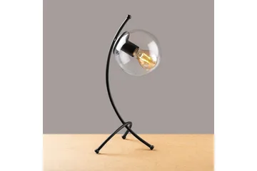 Bordlampe Melra Svart - Svart - Belysning - Innendørsbelysning & Lamper - Soveromslampe - Sengelamper - Nattbordslampe stående