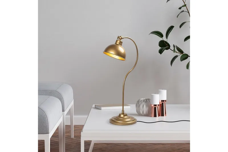 Bordlampe Moonridge Gull - Gull - Belysning - Innendørsbelysning & Lamper - Soveromslampe - Sengelamper - Nattbordslampe stående