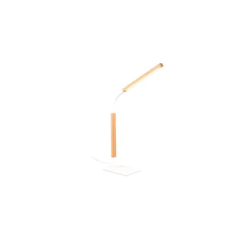 Bordlampe Norris - Matt hvit/tre - Belysning - Innendørsbelysning & Lamper - Soveromslampe - Sengelamper - Nattbordslampe stående