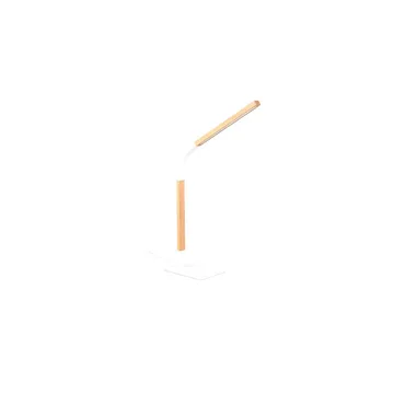Bordlampe Norris - Matt hvit/tre - Belysning - Innendørsbelysning & Lamper - Soveromslampe - Sengelamper - Nattbordslampe stående