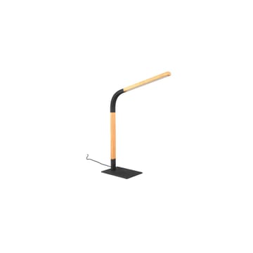 Bordlampe Norris - Matt svart/tre - Belysning - Innendørsbelysning & Lamper - Soveromslampe - Sengelamper - Nattbordslampe stående