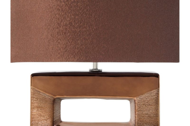 Bordlampe Onyx 16 cm - Brun - Bordlampe - Vinduslampe på fot - Lamper gang - Nattbordslampe stående - Vinduslampe