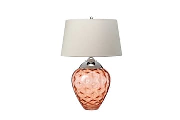 Bordlampe Quintiesse Samara Lakserosa - Lakserosa - Belysning - Innendørsbelysning & Lamper - Soveromslampe - Sengelamper - Nattbordslampe stående