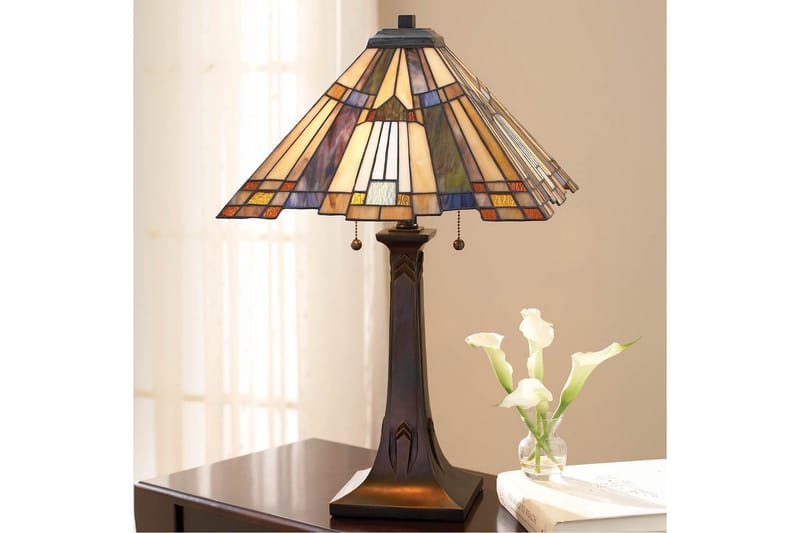 Bordlampe Quoizel Inglenook - Belysning - Innendørsbelysning & Lamper - Soveromslampe - Sengelamper - Nattbordslampe stående