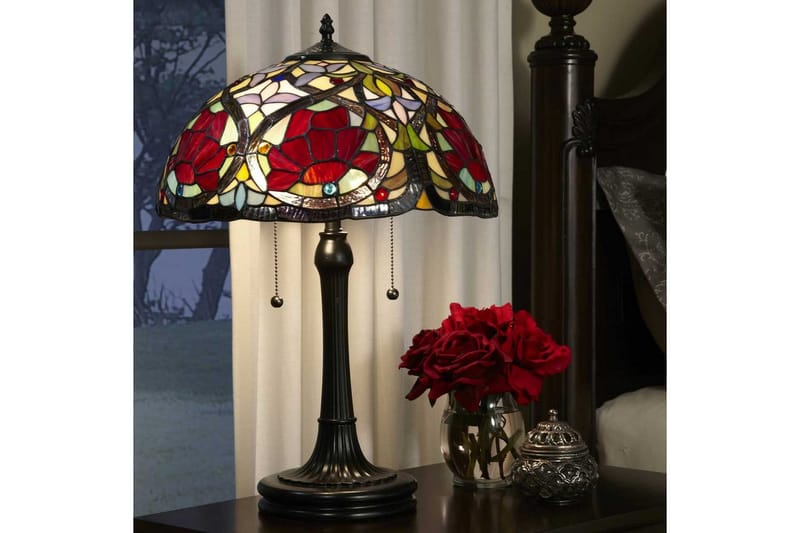 Bordlampe Quoizel Larissa - Belysning - Innendørsbelysning & Lamper - Soveromslampe - Sengelamper - Nattbordslampe stående